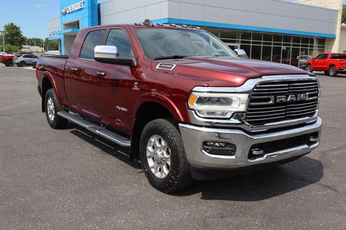 Delmonico Red Pearlcoat 2022 RAM 3500 Laramie Mega Cab 4x4 6'4' Box