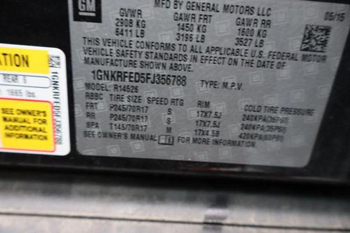 Tungsten Metallic 2015 Chevrolet Traverse LS