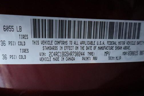 2017 Chrysler Pacifica Touring-L