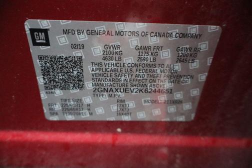Cajun Red Tintcoat 2019 Chevrolet Equinox 1LT