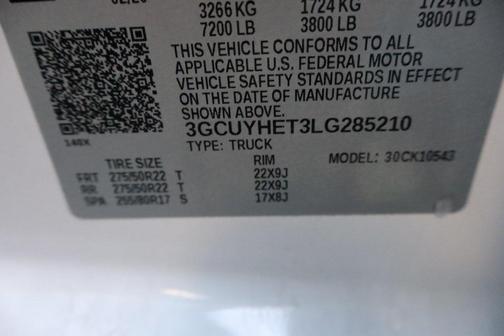 2020 Chevrolet Silverado 1500 High Country