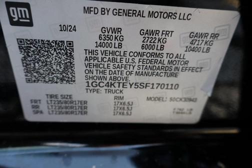 2025 Chevrolet Silverado 3500 LT