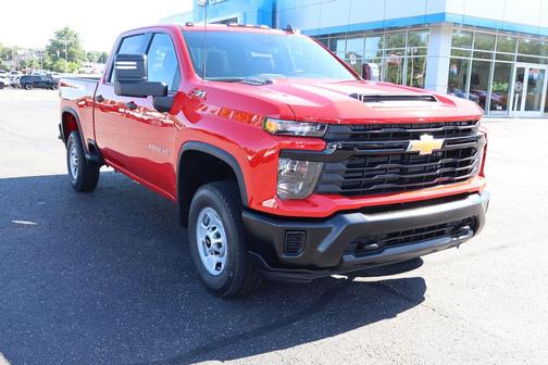 Red Hot 2026 Chevrolet Silverado 2500 Crew Cab, Standard Bed, WT, 4WD