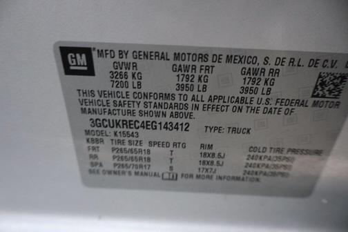 2014 Chevrolet Silverado 1500 1LT