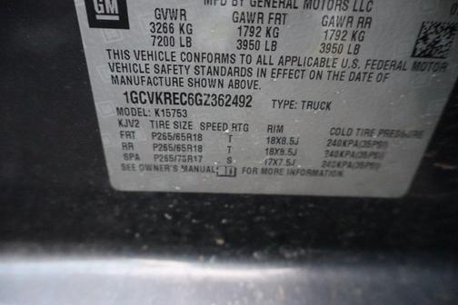 2016 Chevrolet Silverado 1500 2LT