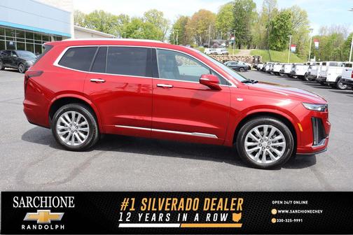 Radiant Red Tintcoat 2023 Cadillac XT6 Premium Luxury AWD