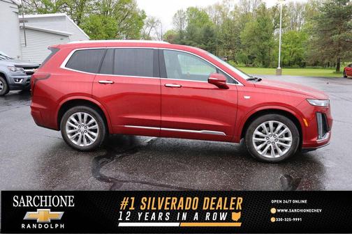 Radiant Red Tintcoat 2023 Cadillac XT6 Premium Luxury AWD