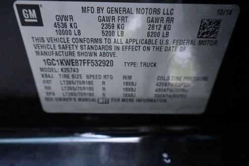 2015 Chevrolet Silverado 2500 LTZ