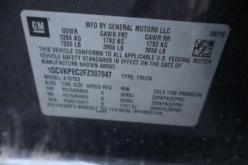 2015 Chevrolet Silverado 1500 LS