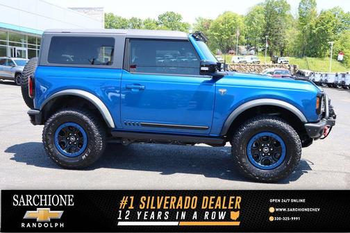 Lightning Blue Metallic 2021 Ford Bronco First Edition