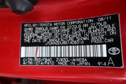 2011 Toyota Prius One