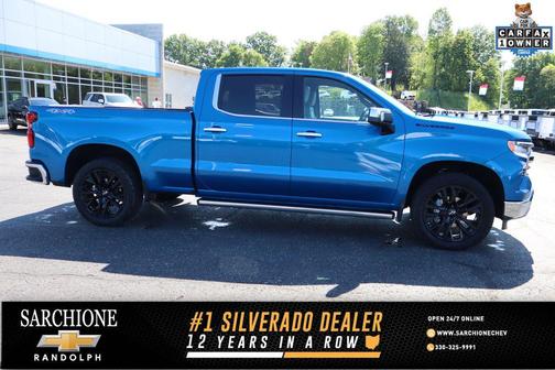 Glacier Blue Metallic 2022 Chevrolet Silverado 1500 LTZ
