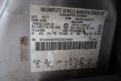 Ingot Silver 2012 Ford F-450 XL