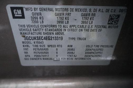 2014 Chevrolet Silverado 1500 LTZ