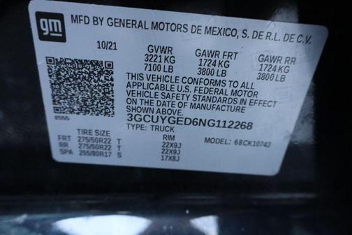 Black 2022 Chevrolet Silverado 1500 LTZ