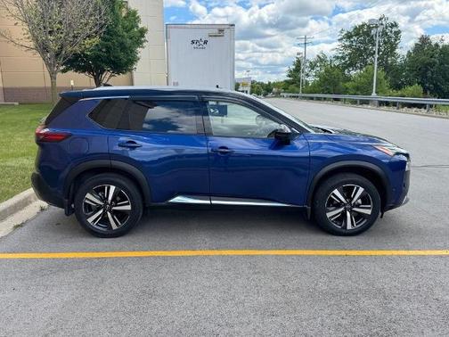 2 Tone Blue / Black 2023 Nissan Rogue Platinum