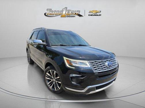 Shadow Black 2018 Ford Explorer Platinum