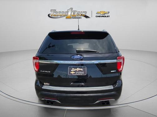 Shadow Black 2018 Ford Explorer Platinum