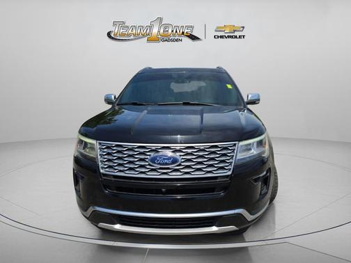Shadow Black 2018 Ford Explorer Platinum