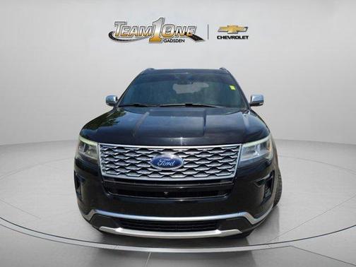Shadow Black 2018 Ford Explorer Platinum
