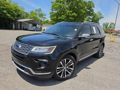 Shadow Black 2018 Ford Explorer Platinum