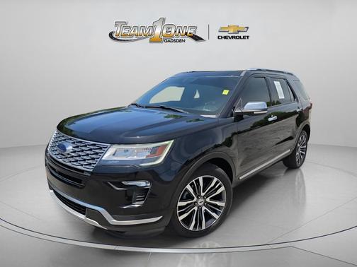 Shadow Black 2018 Ford Explorer Platinum