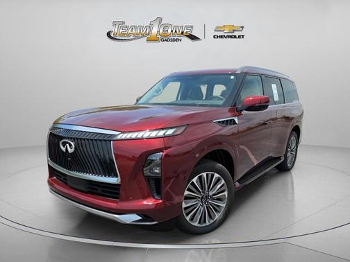 Coulis Red 2025 INFINITI QX80 SENSORY