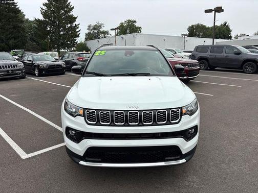 Bright White Clearcoat 2025 Jeep Compass Limited