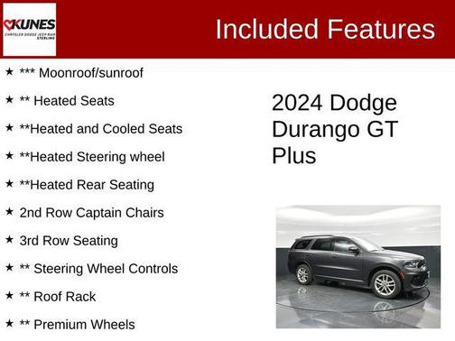 Vapor Gray 2024 Dodge Durango GT Plus