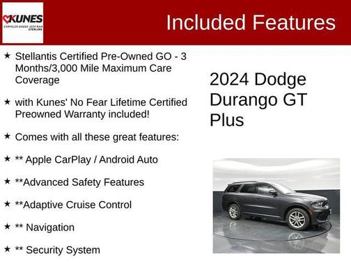 Vapor Gray 2024 Dodge Durango GT Plus
