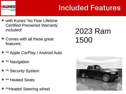Diamond Black Crystal Pearlcoat 2023 RAM 1500 Laramie