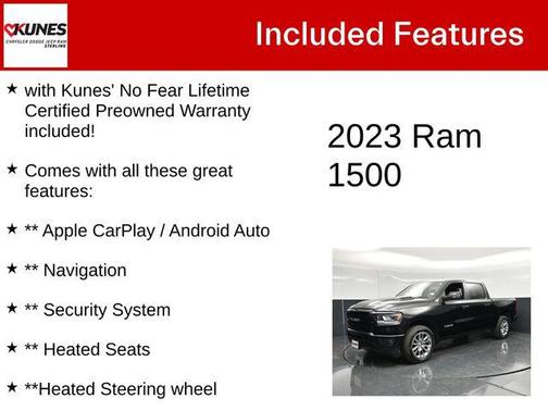 Diamond Black Crystal Pearlcoat 2023 RAM 1500 Laramie