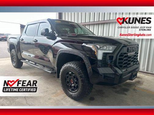 Midnight Black Metallic 2025 Toyota Tundra Hybrid TRD Pro