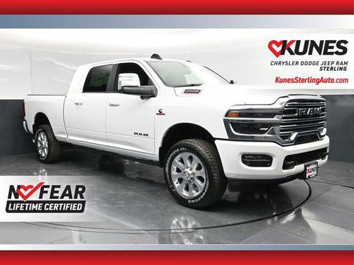 Bright White Clearcoat 2026 RAM 2500 Laramie Mega Cab 4x4 6'4' Box