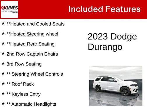 White Knuckle Clearcoat 2023 Dodge Durango R/T
