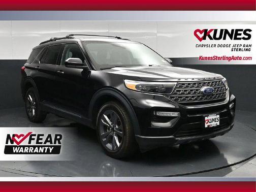 Agate Black Metallic 2023 Ford Explorer XLT