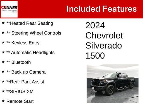 Black 2024 Chevrolet Silverado 1500 ZR2