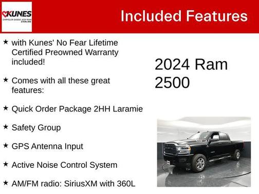 Diamond Black Crystal Pearlcoat 2024 RAM 2500 Laramie Crew Cab 4x4 6'4' Box