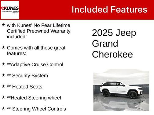 Bright White Clearcoat 2025 Jeep Grand Cherokee Altitude