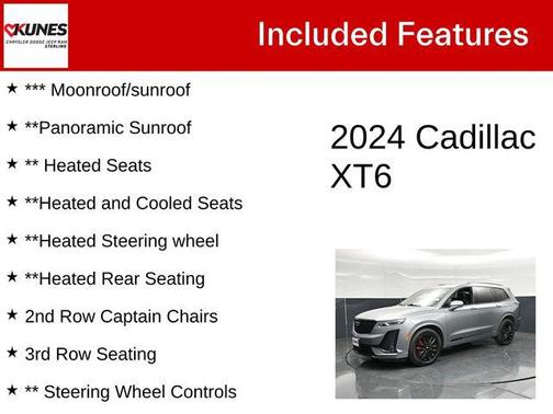 Radiant Red Tintcoat 2024 Cadillac XT6 Sport AWD