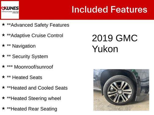 Onyx Black 2019 GMC Yukon Denali