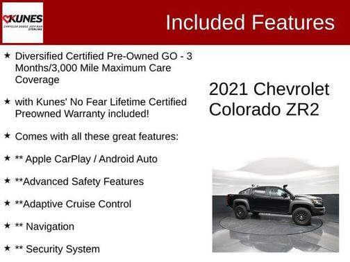 Black 2021 Chevrolet Colorado ZR2