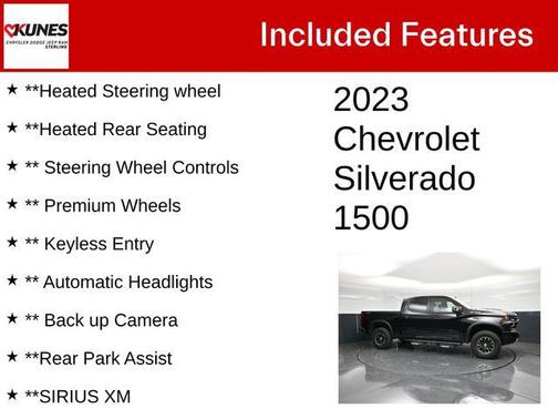 Black 2023 Chevrolet Silverado 1500 ZR2