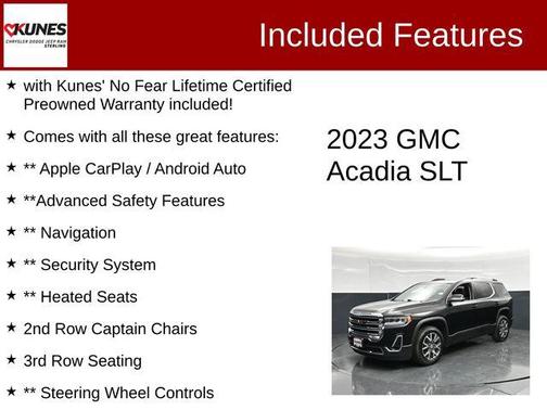 Ebony Twilight Metallic 2023 GMC Acadia SLT