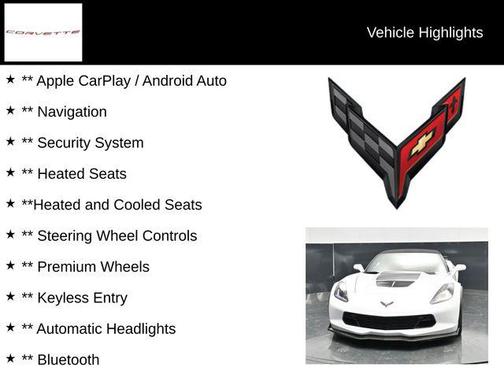 Arctic White 2019 Chevrolet Corvette Z06