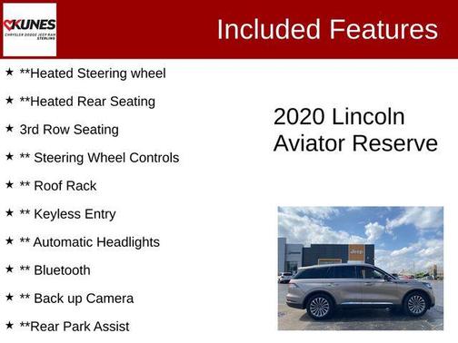Iced Mocha Metallic Premium Colorant 2020 Lincoln Aviator Reserve AWD
