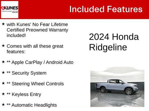 Gray 2024 Honda Ridgeline TrailSport