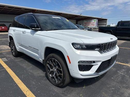 Bright White Clearcoat 2023 Jeep Grand Cherokee Summit