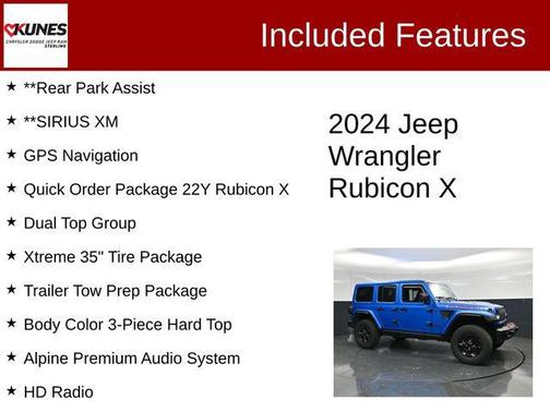 Hydro Blue Pearl Coat 2024 Jeep Wrangler Rubicon