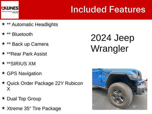 Hydro Blue Pearl Coat 2024 Jeep Wrangler Rubicon